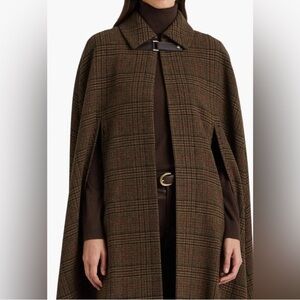 Lauren Ralph Lauren Brown Wool cape